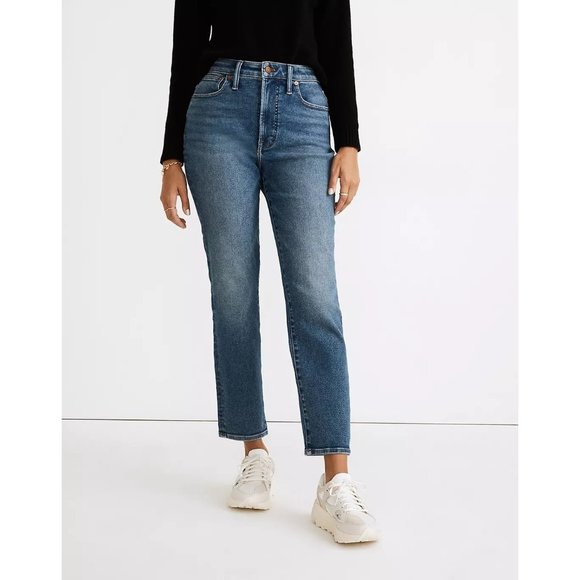 Madewell The Perfect Vintage Jean in Melgrove Wash 25 New Denim Pants (hemmed) - Picture 1 of 15